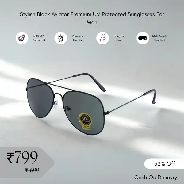 Stylish_Black_Aviator_Premium_UV_Protected_Sunglasses_For_Men