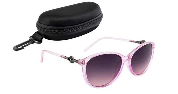 Pink_Women_Gradient_Lens_Transparent_Designed_Oval_Premium_UV_Protected_Sunglasses