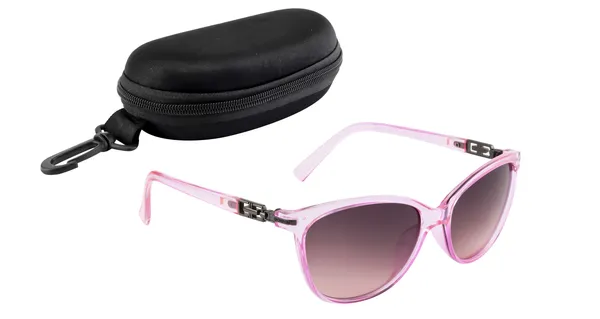Pink_Women_Gradient_Lens_Transparent_Designed_Bug_Eye_Premium_UV_Protected_Sunglasses