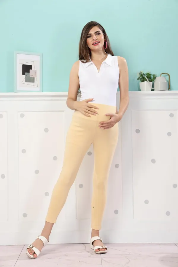 Rib_Cotton_Highwaist_Maternity_Bottom
