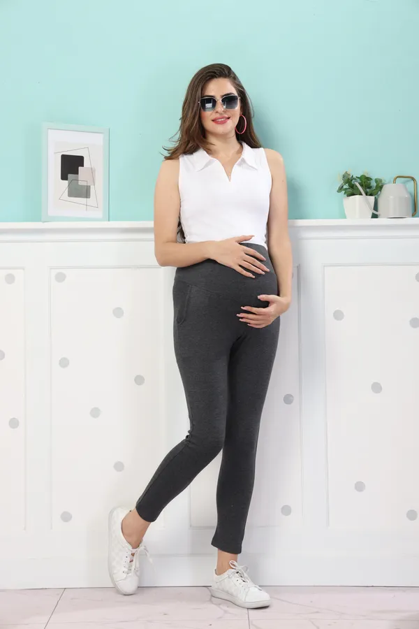Rib_Cotton_Highwaist_Maternity_Bottom