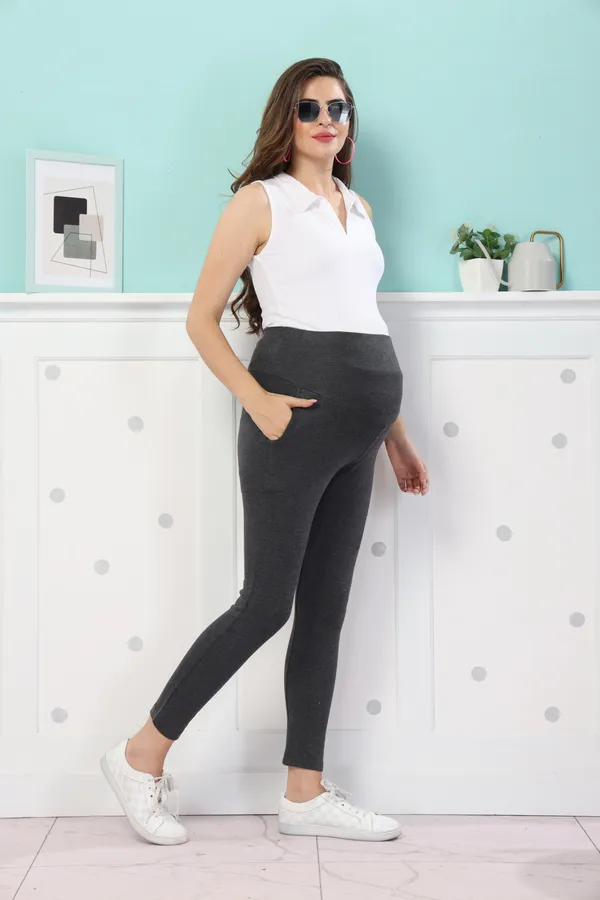 Rib_Cotton_Highwaist_Maternity_Bottom