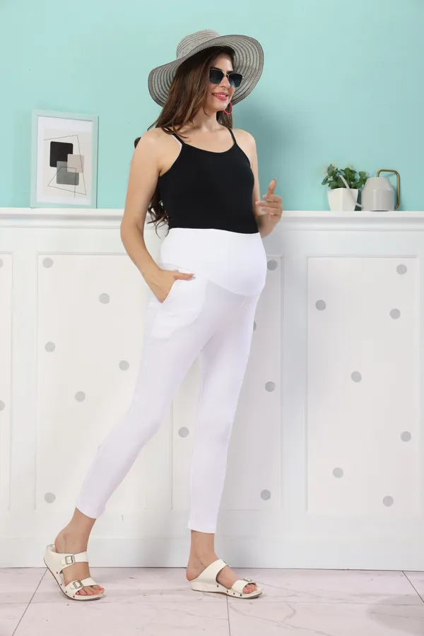 Rib_Cotton_Highwaist_Maternity_Bottom