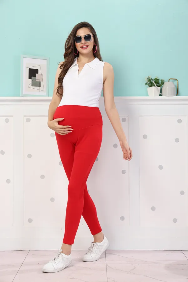 Rib_Cotton_Highwaist_Maternity_Bottom