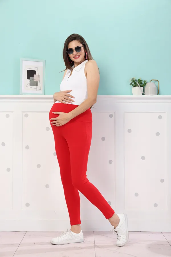 Rib_Cotton_Highwaist_Maternity_Bottom