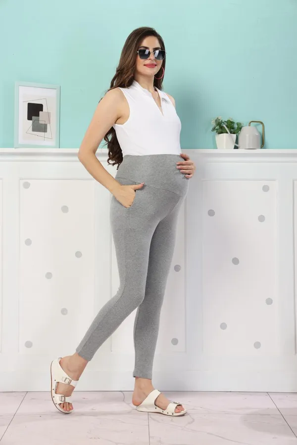 Rib_Cotton_Highwaist_Maternity_Bottom