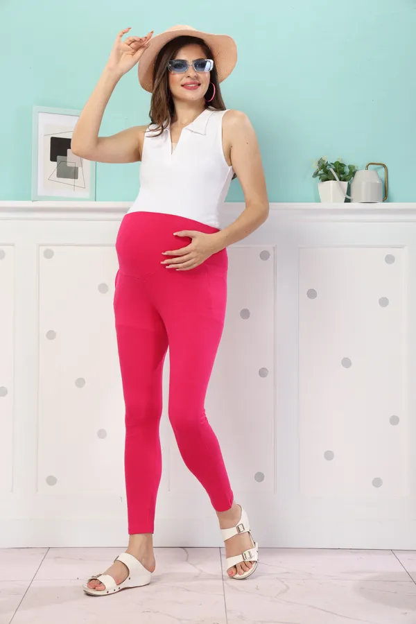 Rib_Cotton_Highwaist_Maternity_Bottom