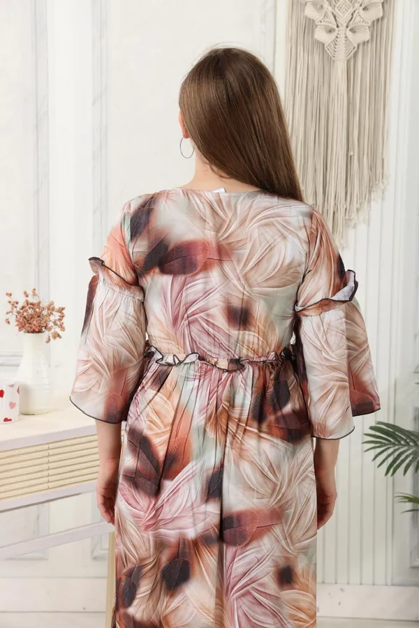Tie&Die_Bell_Sleeves_Ankle_Length_Dress