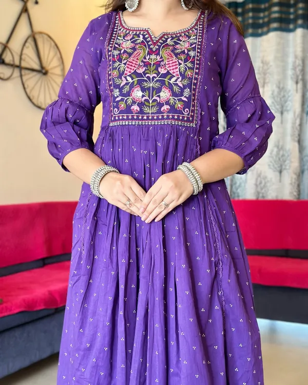 Elegant_Blue_Batik_Print_A-Line_Kurta_Set_with_Dupatta_–_3-Piece_Stitched_Cotton_Suit