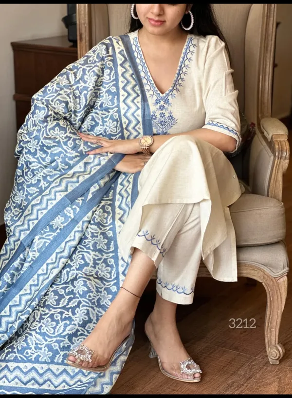 Elegant_Off-White_Embroidered_Cotton_Flex_Suit_Set_with_Cotton_Silk_Dupatta_-_Graceful_&_Sophisticated
