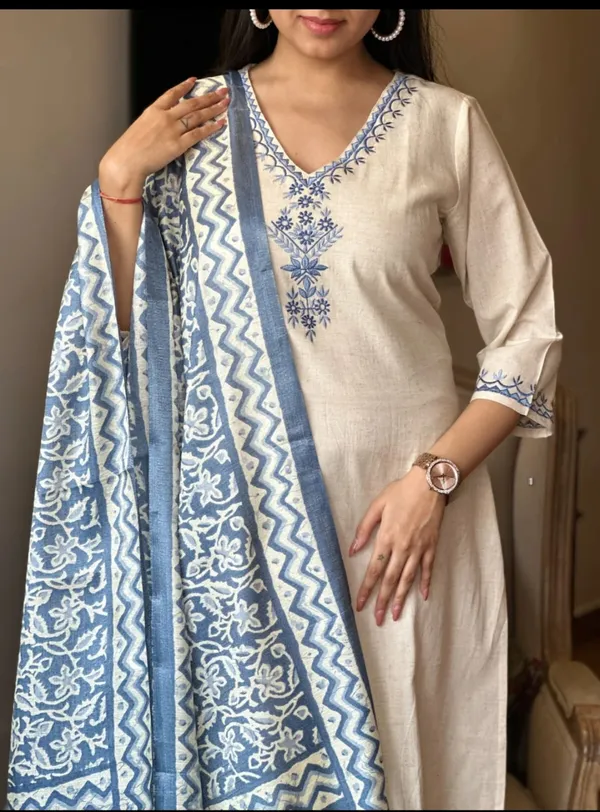 Elegant_Off-White_Embroidered_Cotton_Flex_Suit_Set_with_Cotton_Silk_Dupatta_-_Graceful_&_Sophisticated