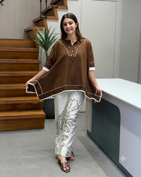 Summer_Special_Premium_Cotton_Kaftan-Style_Co-ord_Set_with_Lace_&_Handwork