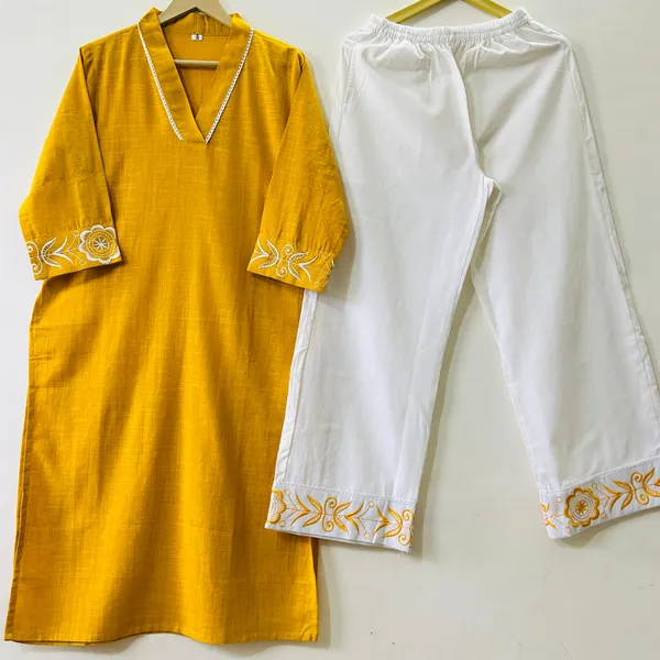 Sunset_Stroll_Premium_Cotton_Embroidered_Kurti_Palazzo_Co-ord_Set