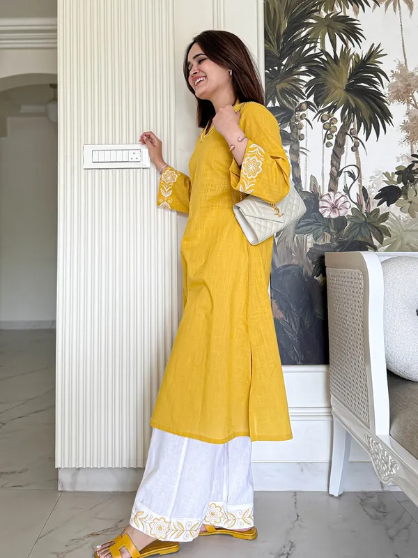 Sunset_Stroll_Premium_Cotton_Embroidered_Kurti_Palazzo_Co-ord_Set