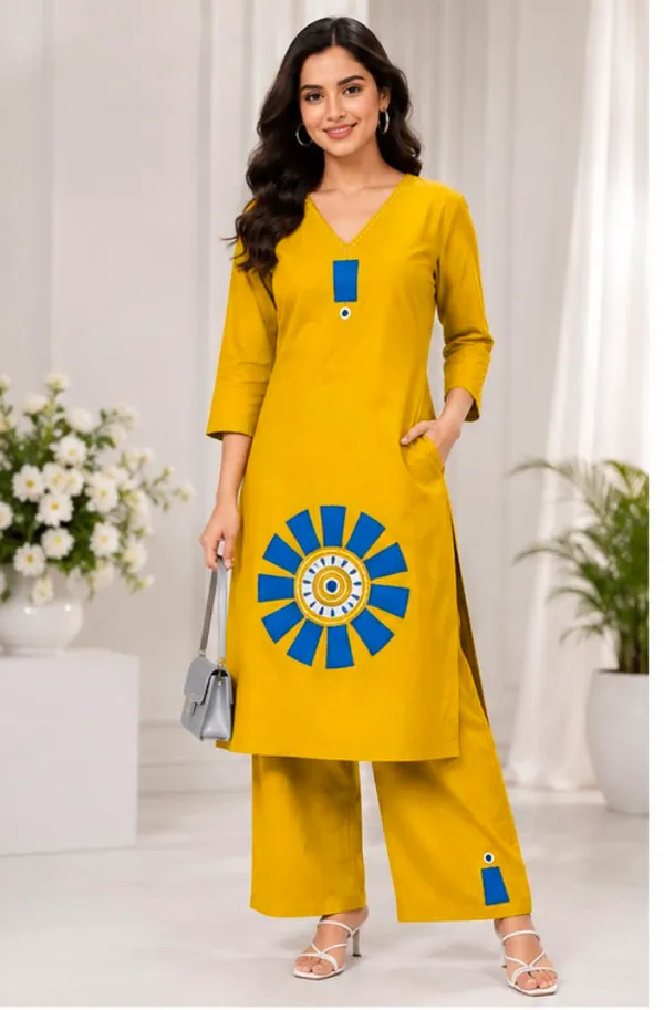 Yellow_stylish_and_comfortable_Summer_Coord_Set,