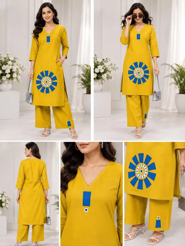 Yellow_stylish_and_comfortable_Summer_Coord_Set,