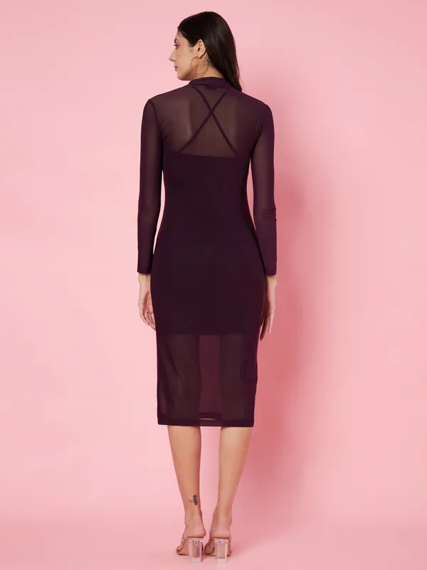 Solid_Wine_Mock_Neck_Net_Bodycon_Midi_Dress_with_Camisole