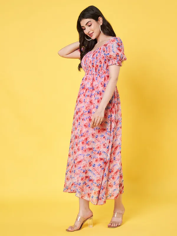 Western_Stylish_Women_Floral_Printed_Baby_Pink_Square_Neck_Georgette_Fit_and_Flare_Midi_Dress