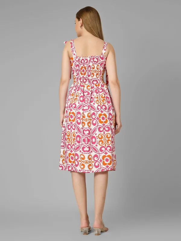 Ikat_Printed_White_Rayon_Shoulder_Straps_Fit_and_Flare_Dress