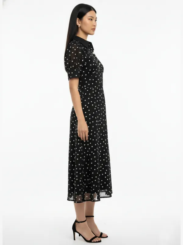 Polka_Dot_Printed_Black_Georgette_Peter_Pan_Neck_Fit_and_Flare_Midi_Dress