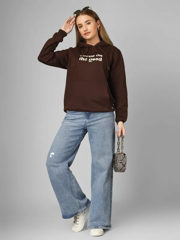 Women_Typography_Brown_Spun_Fleece_Relaxed_Fit_Pullover_Hoodies