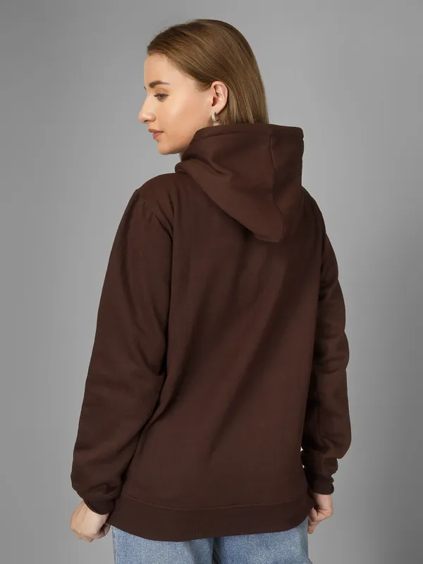 Women_Typography_Brown_Spun_Fleece_Relaxed_Fit_Pullover_Hoodies