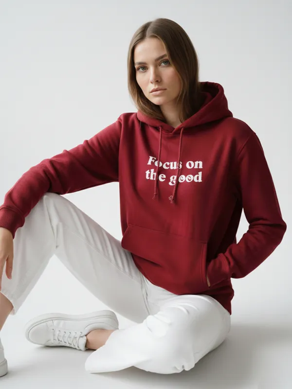 Women_Printed_Maroon_Spun_Fleece_Long_Sleeve_Hoodie