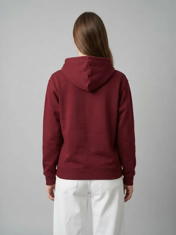 Women_Solid_Maroon_Spun_Fleece_Long_Sleeve_Hoodie