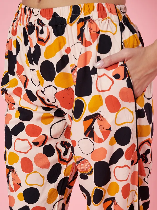 Abstract_Printed_Multicolor_Collared_Neck_Long_Sleeve_Rayon_Shirt_with_Trouser_Night_Suit