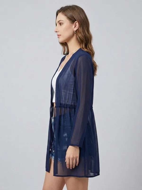 ANVI_Be_Yourself_Women_Solid_Navy_Blue_Georgette_Long_Sleeve_Open_Front_Tie-ups_Regular_Shrug