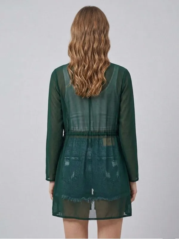 ANVI_Be_Yourself_Women_Solid_Green_Georgette_Long_Sleeve_Open_Front_Tie-ups_Regular_Shrug