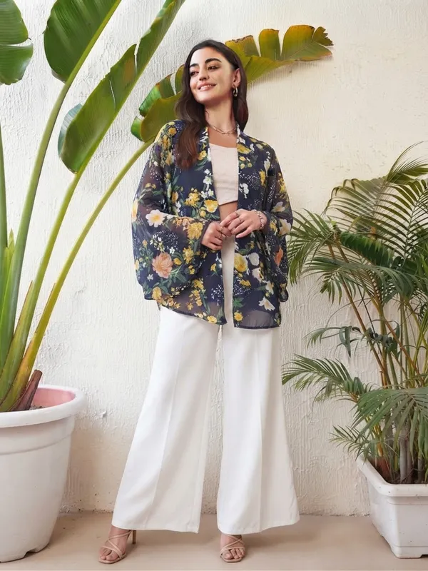 Women_Floral_Print_Navy_Blue_Georgette_Long_Sleeve_Front_Open_Kimono_Shrug