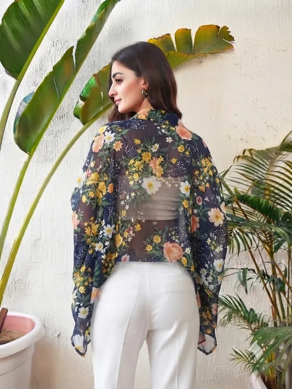 Women_Floral_Print_Navy_Blue_Georgette_Long_Sleeve_Front_Open_Kimono_Shrug