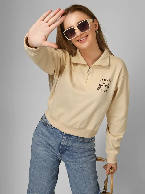 Women_Typography_Bottle_Green_Spun_Fleece_Relaxed_Fit_Pullover_Sweatshirt