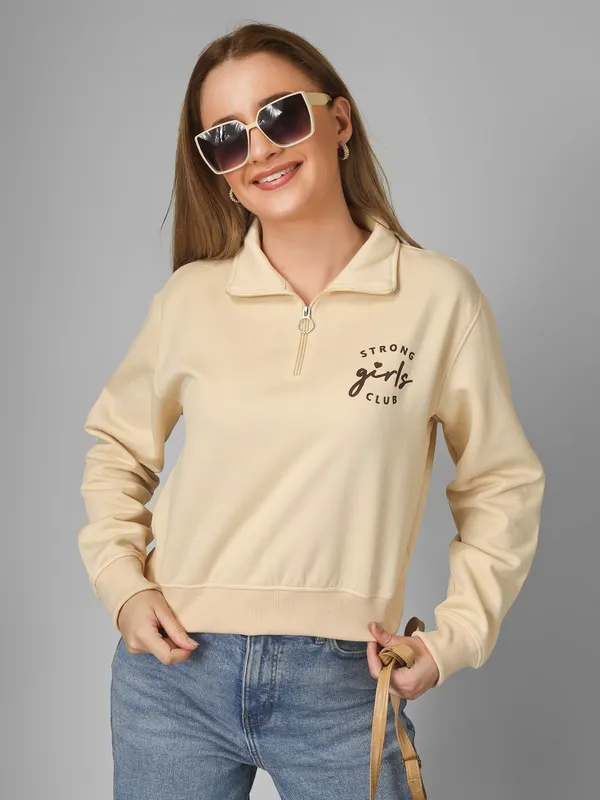 Women_Typography_Bottle_Green_Spun_Fleece_Relaxed_Fit_Pullover_Sweatshirt