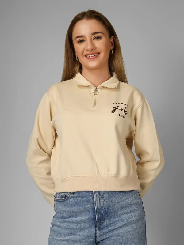 Women_Typography_Bottle_Green_Spun_Fleece_Relaxed_Fit_Pullover_Sweatshirt