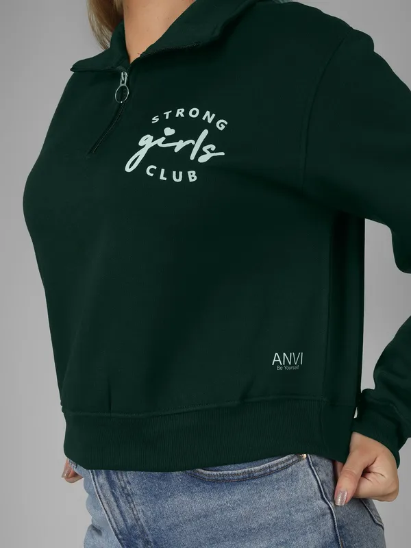 Women_Typography_Bottle_Green_Spun_Fleece_Relaxed_Fit_Pullover_Sweatshirt