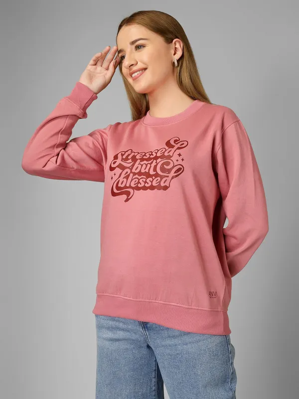 Women_Typography_Pink_Spun_Fleece_Baggy_Fit_Fit_Pullover_Sweatshirt