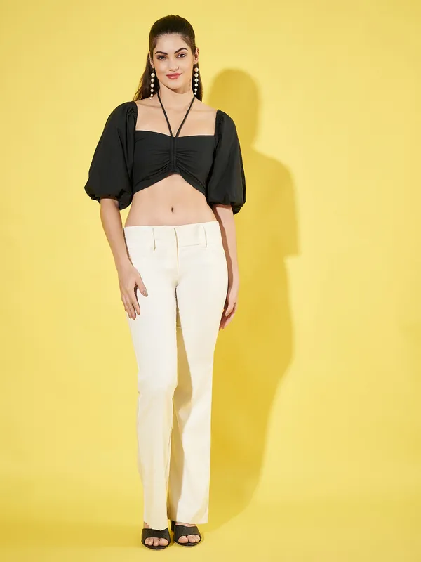 Women_Solid_Black_Sweetheart_Neck_Puff_Sleeve_Cotton_Crop_Top