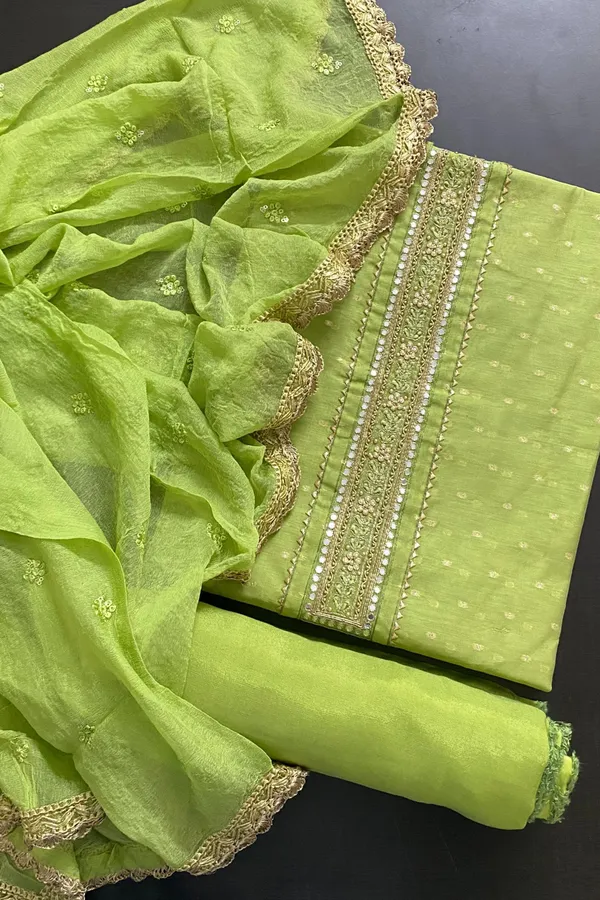 Simple_chanderi_green_suit_piece