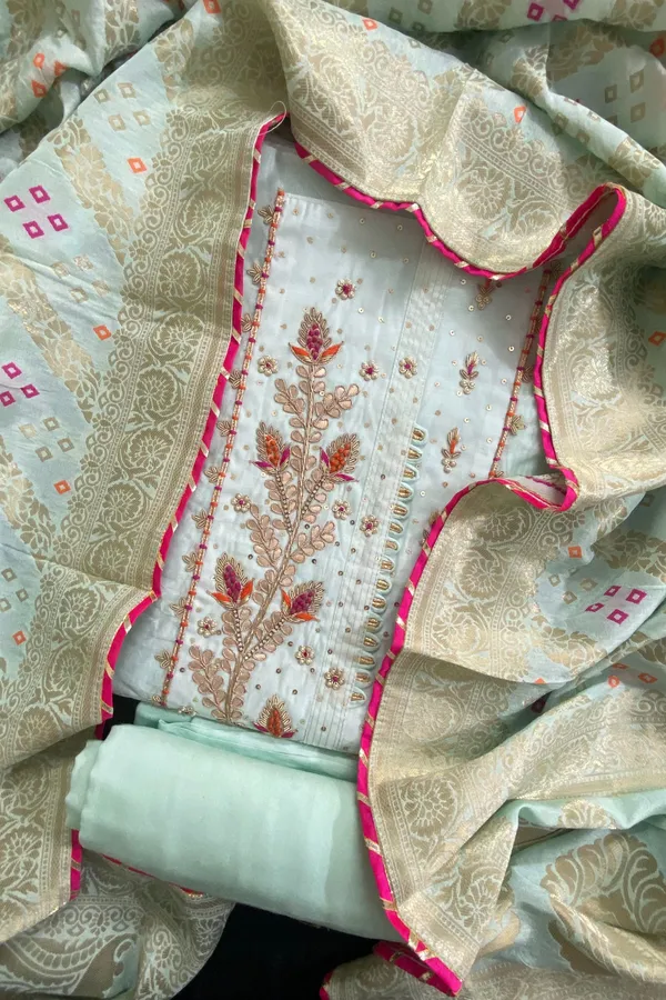 Sky_blue_chanderi_Bud_work_suit_piece