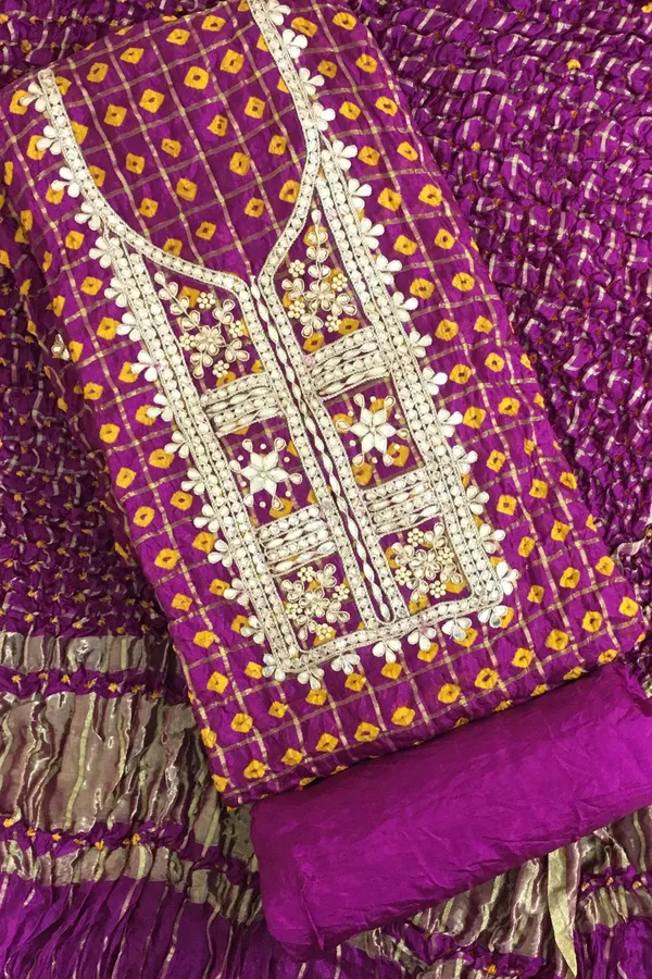 Purple_Ghadchola_Heavy_square_neck_art_silk_suit_piece