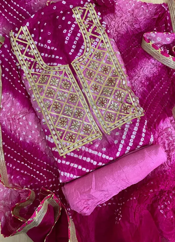 Four_piece_Rani_Unstitched_Art_Silk_Suits