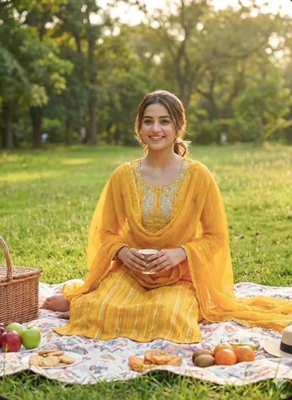 Cotton_silk_yellow_suit_piece