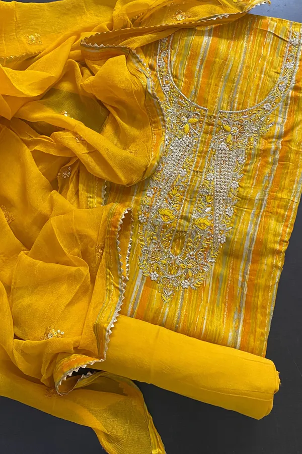 Cotton_silk_yellow_suit_piece