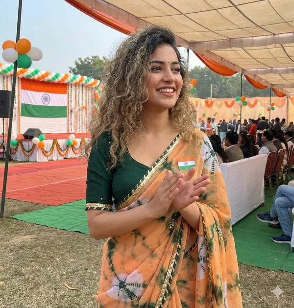 MIRROR_WORK_TIE_DYE_SAREE-ORANGE_GREEN