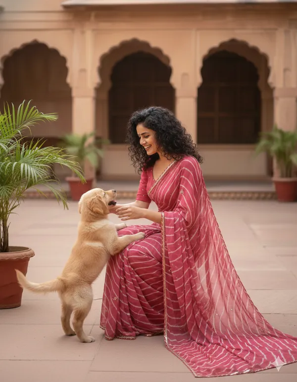 MIRROR_WORK_LEHERIYA_SAREE-GAJRI