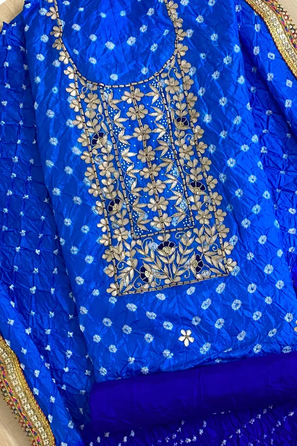 Four_piece_Unstitched_Art_Silk_Suits_blue_sky_blue