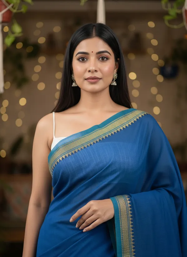 Wsari_Women_S_Handloom_Cotton_Bengal_Cotton_Begampuri_Saree_With_Blouse_Piece_Saree_For_All_Ocassion_Length_5_5_Mtr