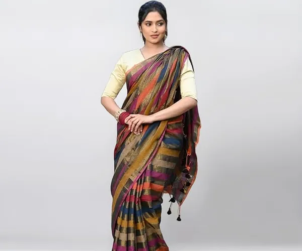 Wsari_Women_S_Handloom_Cotton_Soft_Khadi_Saree_With_Blouse_Piece_Saree_For_All_Ocassion_Length_5_5_Mtr